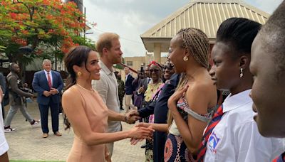 Harry and Meghan begin three-day Nigeria visit