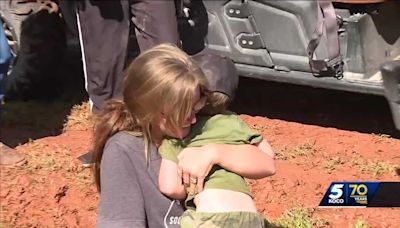 Community full of joy after 3-year-old Oklahoma boy found safe following overnight search