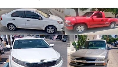 Policía Municipal de Culiacán recupera 17 vehículos robados