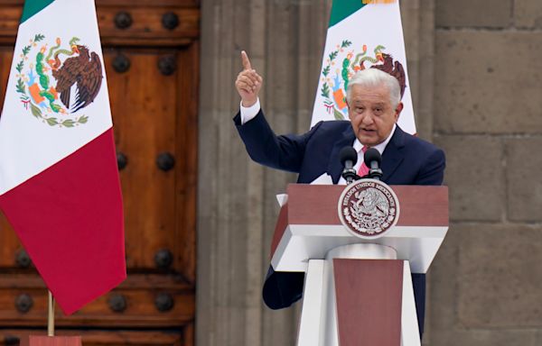 Mexico's president asks Sinaloa cartel to act 'responsibly' as violence escalates in the north