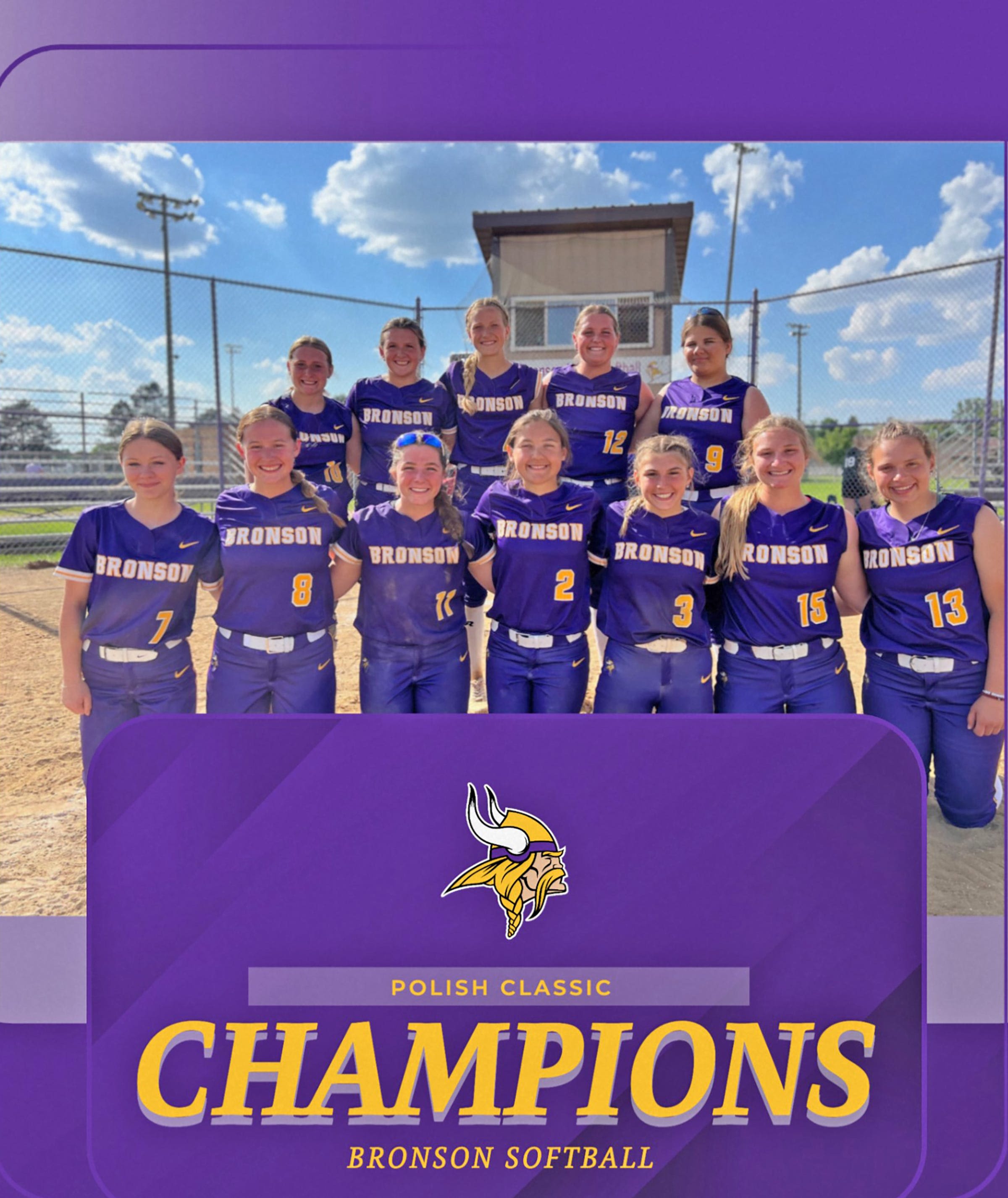 Bronson softball rolls to title at Polish Classic