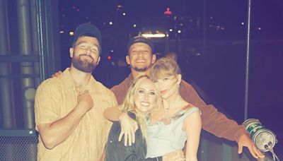 Taylor Swift Carries Heart-Shaped Bag on Date Night with Travis Kelce