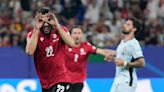 Georgia vence sorpresivamente a Portugal 2-0 y avanza a octavos de la Euro