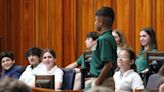 Eighth graders witness legal process with mock trial at U.S. District Courthouse in Tyler