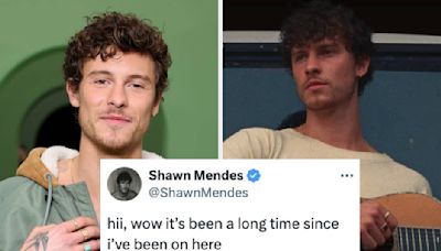 Shawn Mendes Proved He's Back On Twitter With A Thirsty Photo, And Everyone Is Losing It