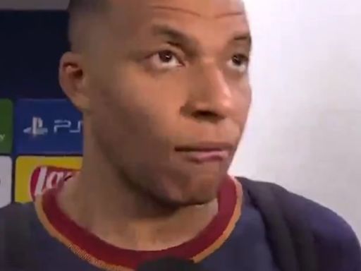 La reacción de Kylian Mbappé cuando le preguntaron si quiere que gane el Real Madrid