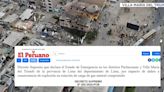 Publican decreto que declara el estado de emergencia en Pachacamac y Villa María del Triunfo tras explosión de gas