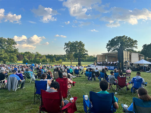 New Jersey Symphony at Branch Brook Park in Newark in New Jersey at Branch Brook Park 2024