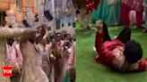...the internet with their 'Sapera and Nagin' dance at Anant Ambani and Radhika Merchant...Merchant's Baraat - WATCH | Hindi Movie News - Times of India
