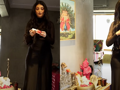 Shruti Haasan's Home Sweet Home Has 25-Year-Old Photo Frame With Dad Kamal Haasan, Tarot Card Decks And More