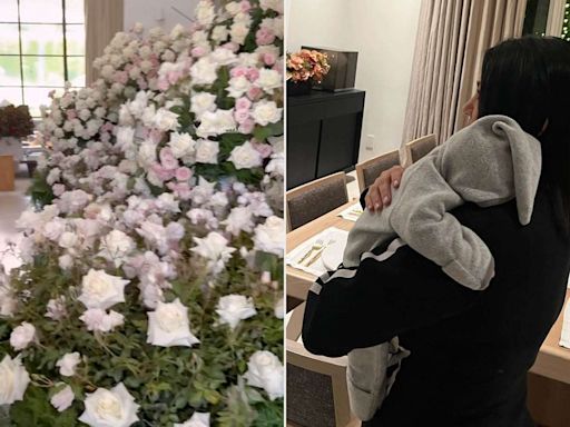 Kourtney Kardashian Is Showered with Flowers on Romantic First Mother's Day with Son Rocky