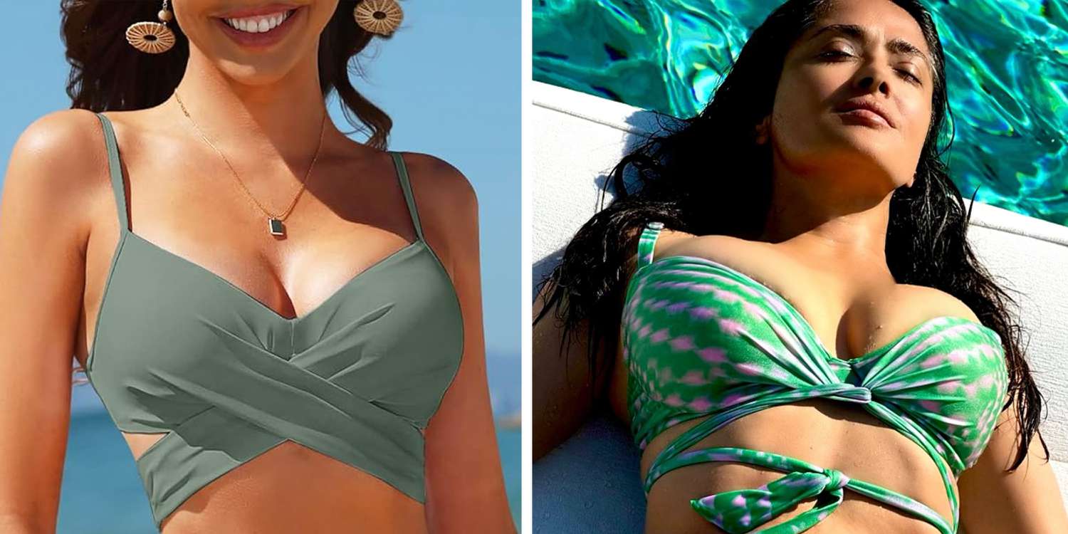 Salma Hayek’s Sexy Swimsuit Featured This Genius Waist-Cinching Detail