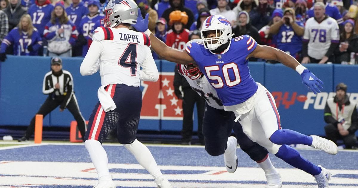 Ryan O'Halloran: Exercised option puts Buffalo Bills defensive end Greg Rousseau on clock