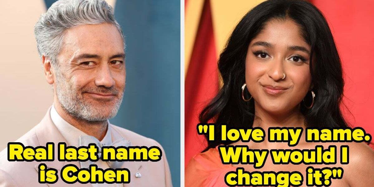 8 Famous People Who Changed Their Names For Hollywood, And 8 Who Absolutely Refused To