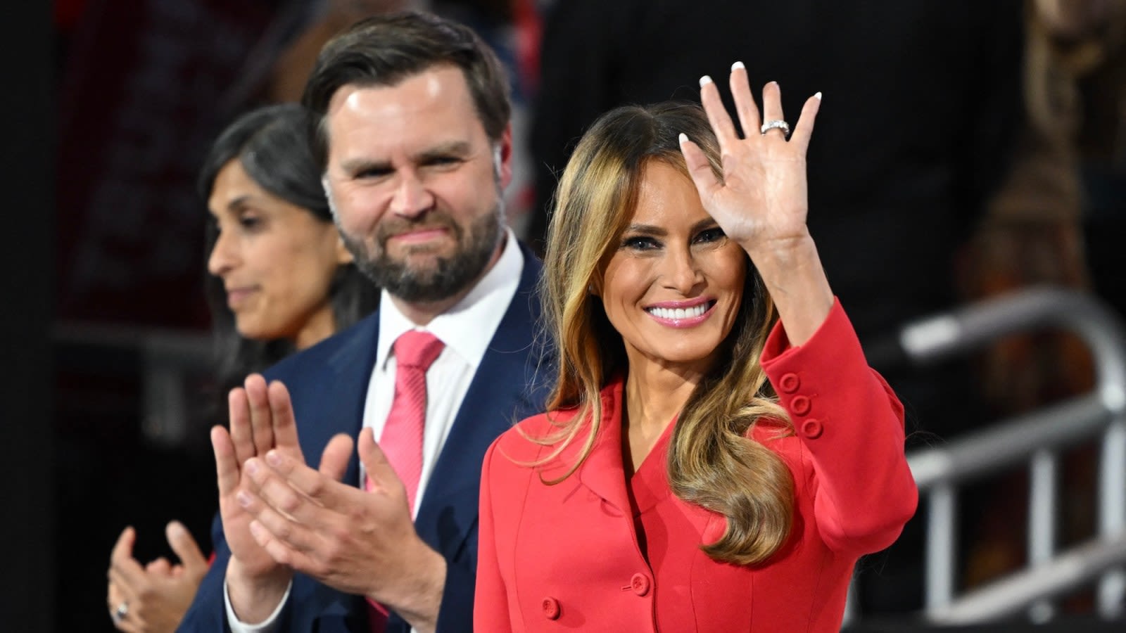 Melania Shows Up at RNC to Remind Everyone That Trump Has a Wife