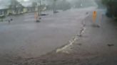 Watch moment Hurricane Ian storm surge floods Florida island