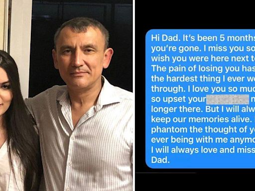 Woman 'betrayed' after receiving reply to texts she was sending her dead dad