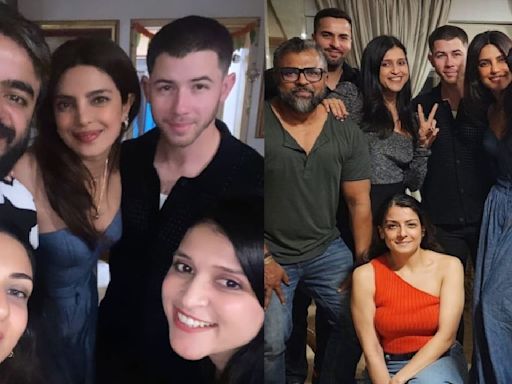 Mannara Chopra parties with Priyanka Chopra and Nick Jonas, celebrating brother Siddharth's birthday; INSIDE PICS