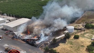 2 million pounds of nuts lost in Northern California storage facility fire