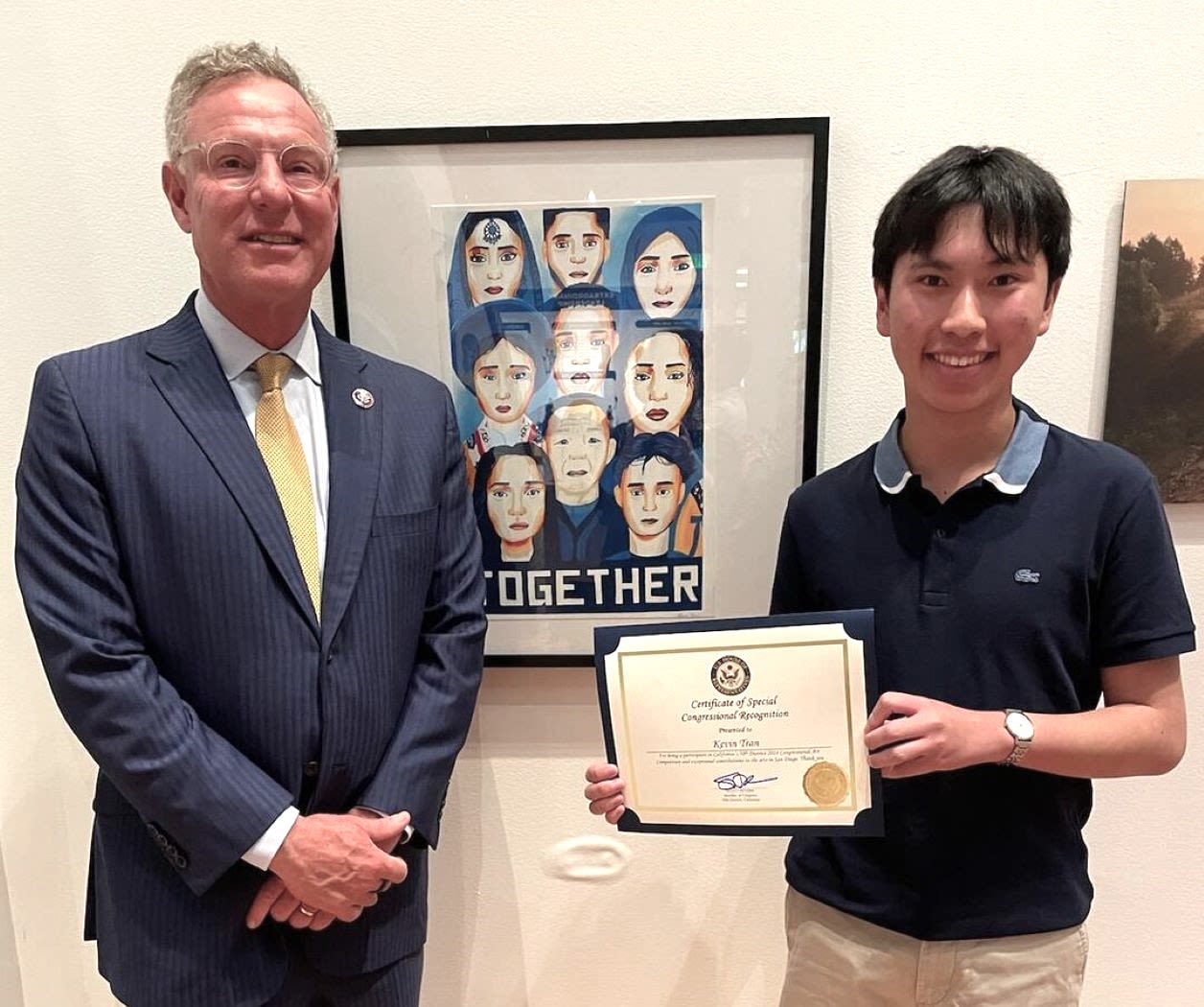Del Norte High junior wins 50th Congressional District art contest