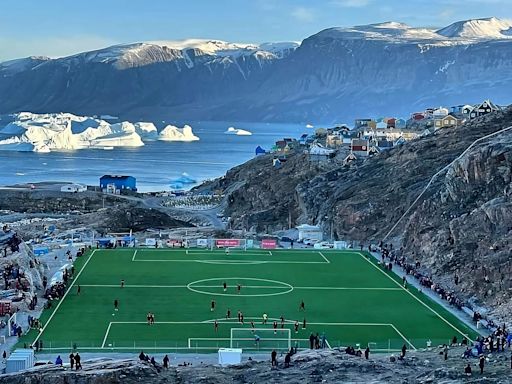 Soccer in Greenland, a place that 'does not just build igloos'