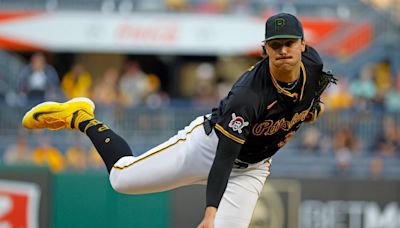 Pirates ace Skenes sets team rookie mark for K's