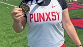 Mary Grusky javelin medal