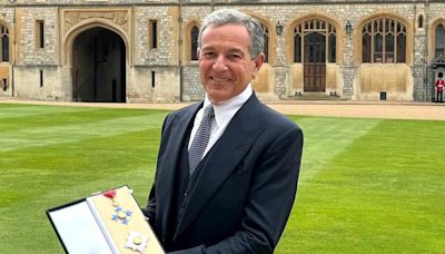 Disney CEO Bob Iger Becomes Honorary Knight in Ceremony Led by Prince William