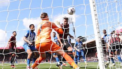 Marcos Senesi abrió la goleada de Bournemouth ante Brighton