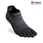 【INJINJI】RUN 輕量吸排五趾隱形襪(晶礦黑) -NAA0396| 五指襪 短襪 運動襪 五趾襪 馬拉松