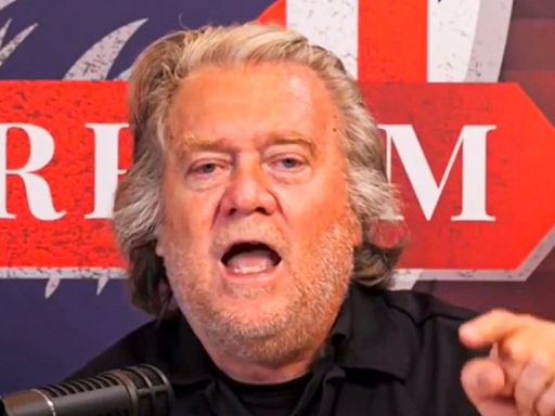 'We have to go on offense!' Steve Bannon melts down after Trump threatened with jail