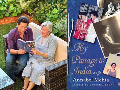 Sachin Tendulkar lauds mother-in-law Annabel Mehta’s memoir, ‘My Passage to India’