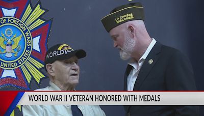 World War II Veteran honored with medals