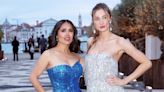 Salma Hayek and Stepdaughter Mathilde Pinault Wear Sequins at Art Gala