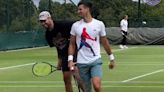 Nick Kyrgios and Novak Djokovic delight fans with practice session