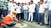 CM Eknath Shinde oversees repairs on Nashik-Mumbai highway | Nashik News - Times of India