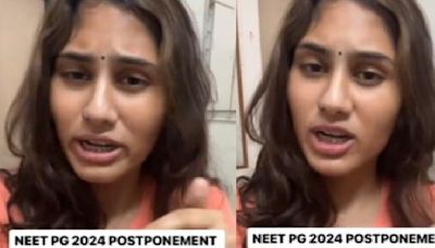 'Best way to drive doctors out of the country': Student slams authorities after sudden postponement of NEET PG exam