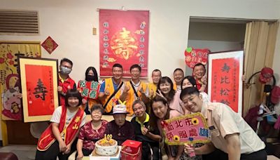 中和榮民爺爺百歲壽誕 新北榮服處溫馨祝壽