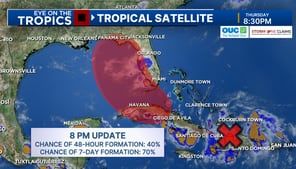 Tracking Invest 97L: DeSantis declares state of emergency in 54 Florida counties