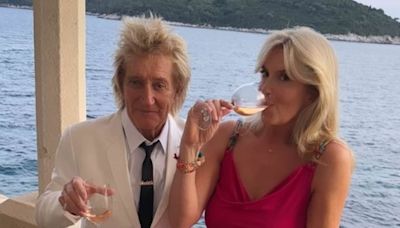 Rod Stewart parties at son Liam's lavish wedding in Dubrovnik