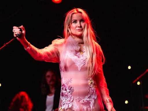Kate Hudson says she ‘would have felt too vulnerable’ launching music career when younger