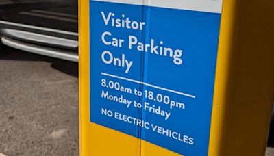 Electric car driver turned away from hospital car park