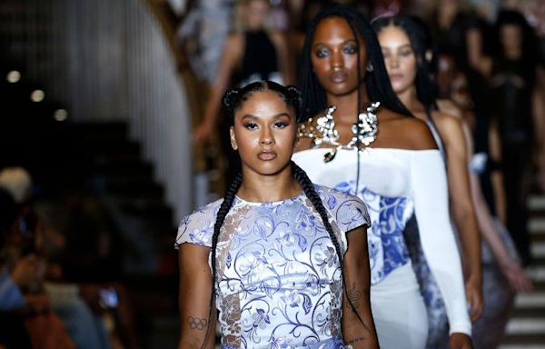 Jordan Chiles Quietly Made Her NYFW Runway Debut Over the Weekend