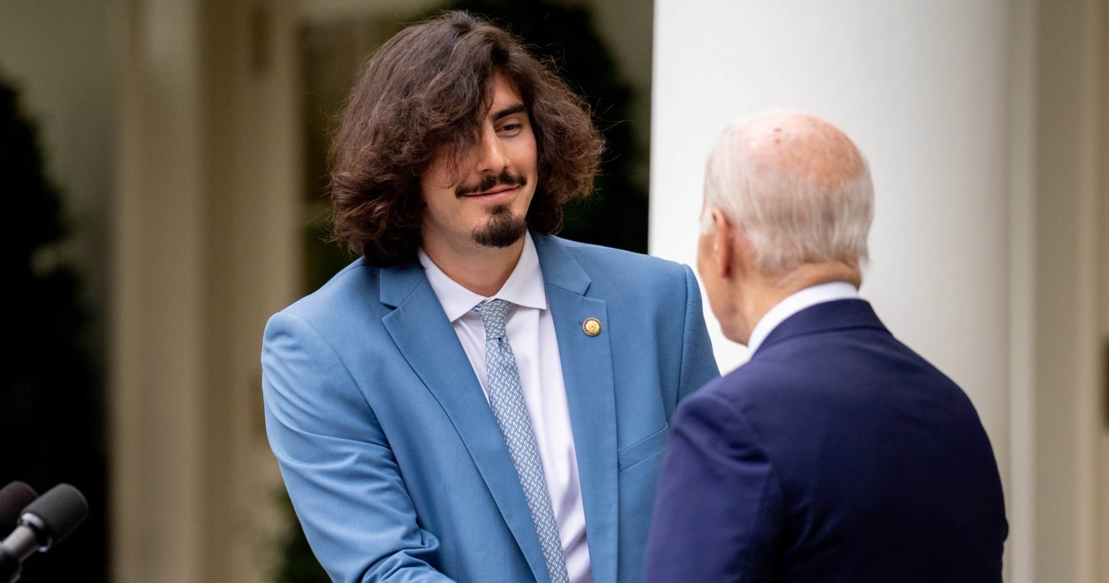 Heat's Jaime Jaquez Jr. Talks at White House Cinco De Mayo Event with President Biden