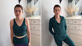 I tried Lululemon set dupe with built in bra from Dunnes - I'm obsessed with it