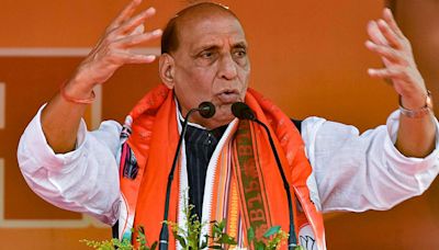 Defence Minister Rajnath Singh admitted to AIIMS due to back pain