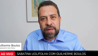 Em sabatina, Boulos evita falar sobre caso Silvio Almeida e diz: ' Deve ser apurado com rigor'