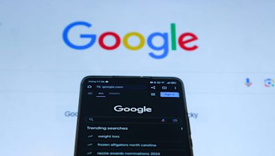 Google has a 90% share of the search market, DOJ says