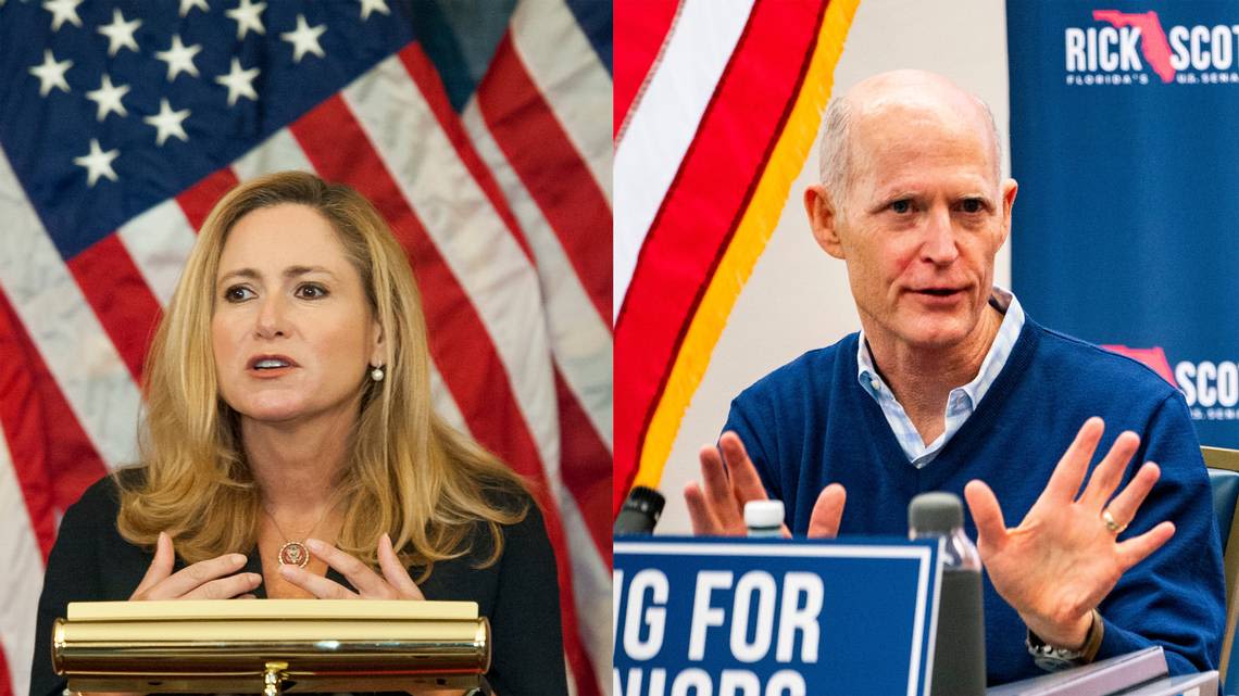 Rick Scott’s opponent blames him for Florida property insurance crisis. Is she right?