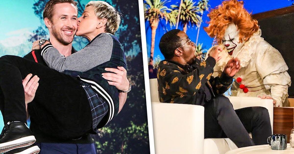 10 Unforgettable Celebrity Interview Moments From Ellen Degeneres Show